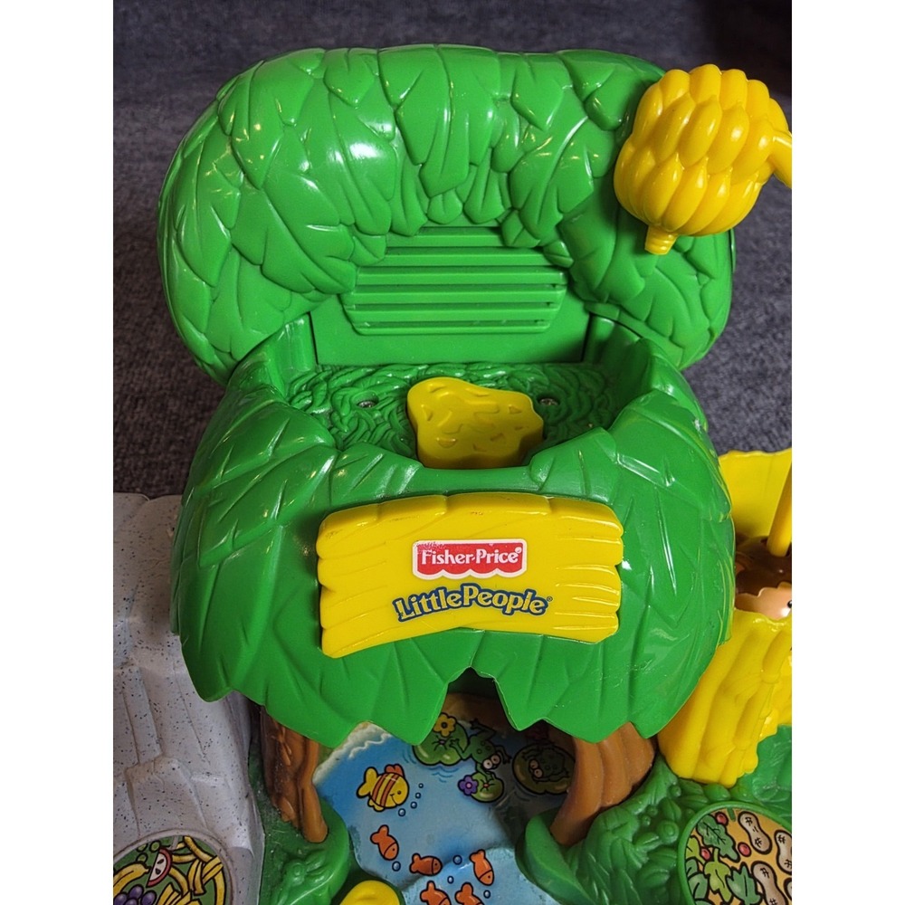 Fisher Price Little People Animal Sounds Zoo,  Playset 2001 Tested WORKS - Picture 2 of 8